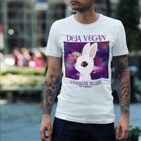 Deja Vegan Unisex T-shirt (light colors) - The Vegilante