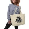 "Don't ask me about Protein" Large organic tote bag - The Vegilante