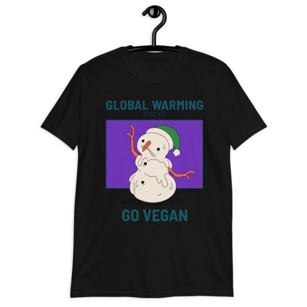 "Global Warming Sucks" (snowman) Unisex T-Shirt - The Vegilante