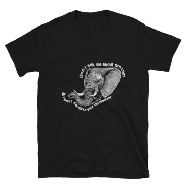 "Elephant Protein" Unisex T-Shirt - HERBIVORE POWER! - The Vegilante