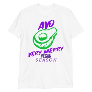 "Avo Very Merry Vegan Season" Unisex T-Shirt - The Vegilante